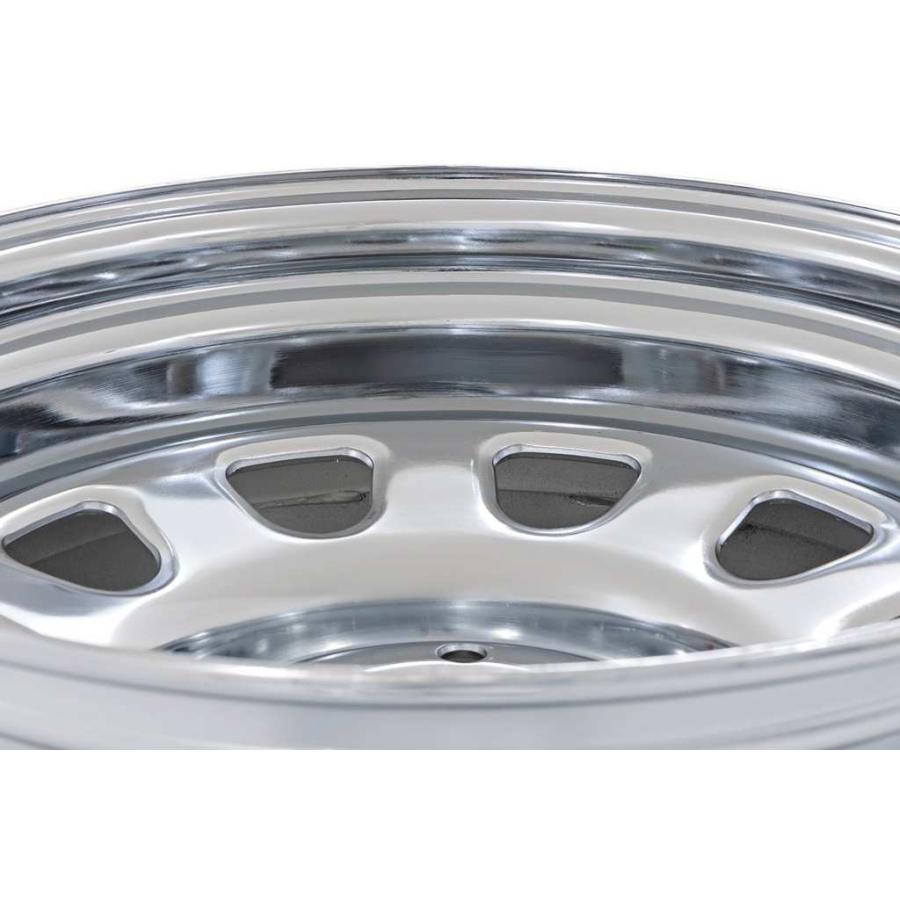 [ROUGH COUNTRY 正規品] 17インチスチールホイール 4本 17×9J 5H 127 -12 CB83.8 クローム 汎用 / RC51-7873Cの画像