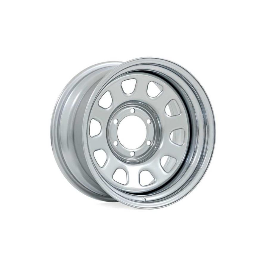[ROUGH COUNTRY 正規品] 17インチスチールホイール 5本 17×9J 6H 139.7 -12 CB107.95 クローム 汎用 / RC51-7655Cの画像