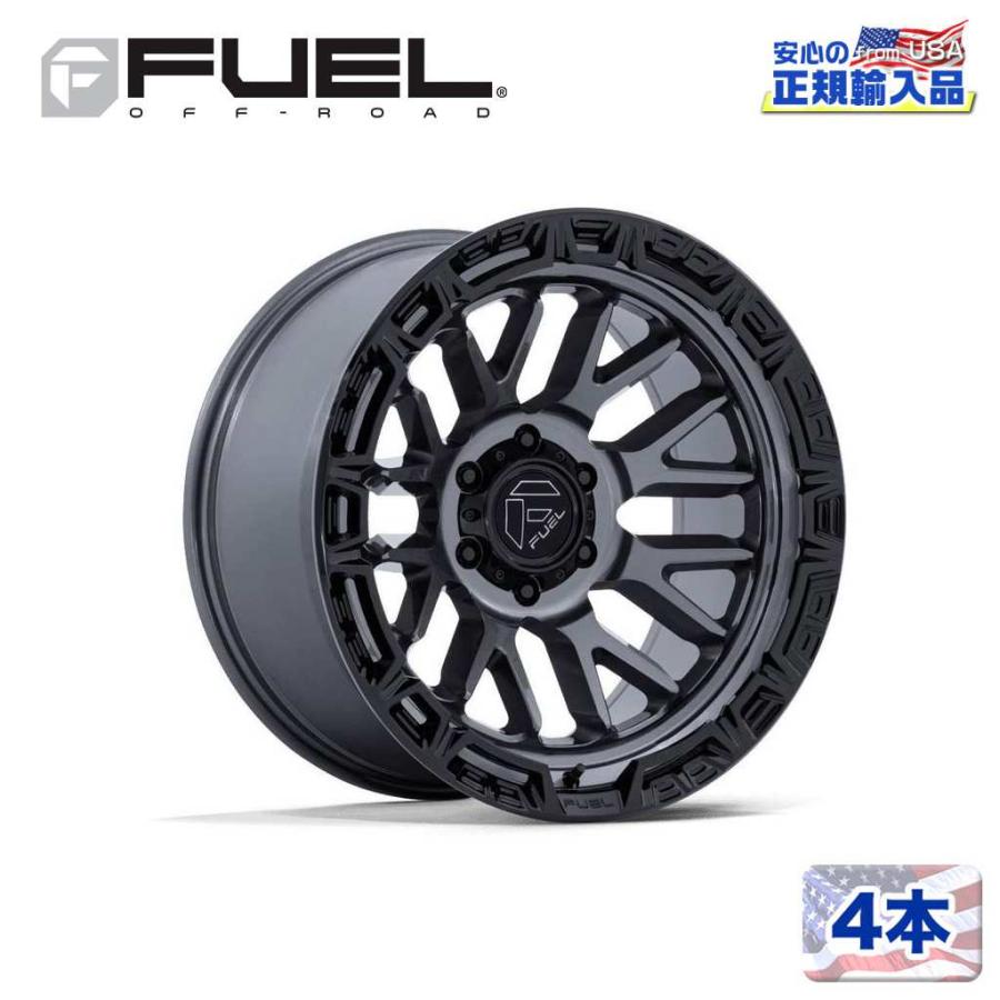 FUEL OFFROAD 正規品]20インチ アルミホイール 4本 FC890 RAIL グロス
