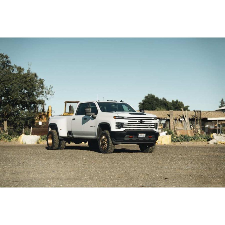 [FUEL OFFROAD 正規品]22インチ アルミホイール 5本 D876 FLUX DUALLY プラチナムブロンズ 22×8.25 8H 165.1 -240 CB121.5/D87622828D35の画像