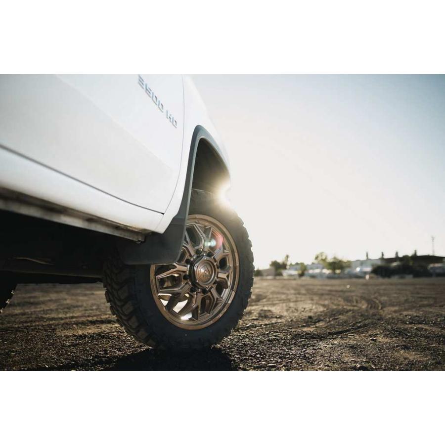 [FUEL OFFROAD 正規品]22インチ アルミホイール 5本 D876 FLUX DUALLY プラチナムブロンズ 22×8.25 8H 165.1 -227 CB121.5/D87622828D25の画像