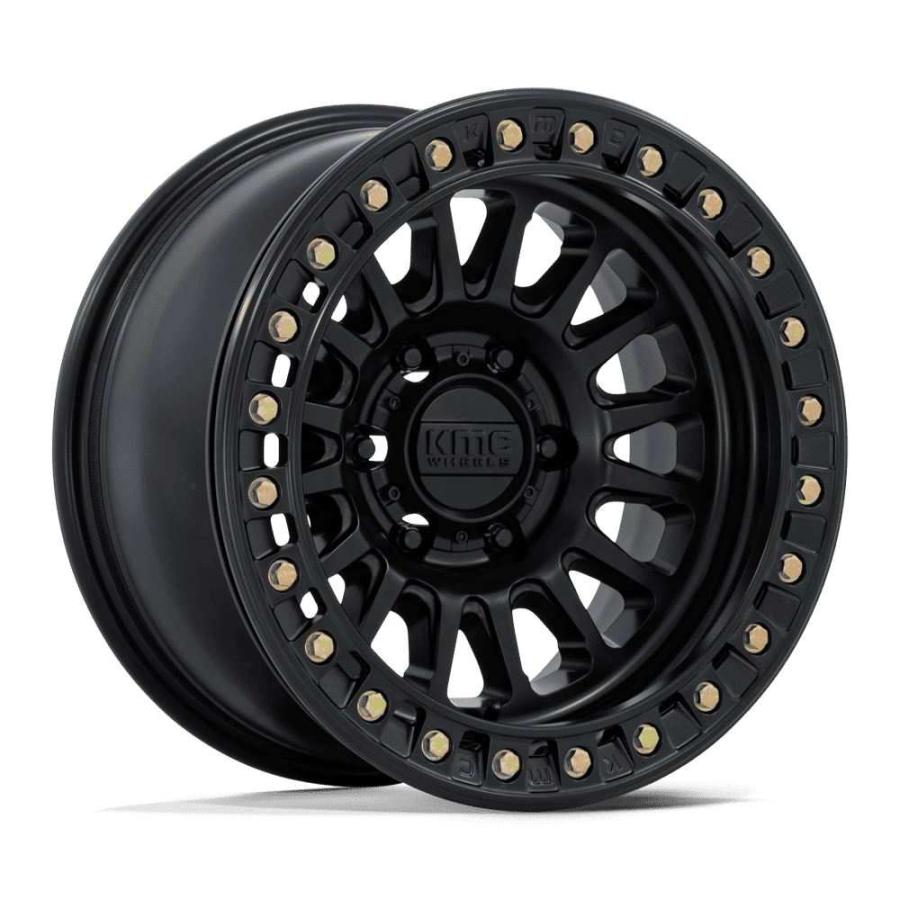 [KMC 正規品]17インチ アルミホイール 4本 KM239 IMPACT BEADLOCK マットブラック 17×9 6H 139.7 1 CB108/KM239MX17906001 |  | 01