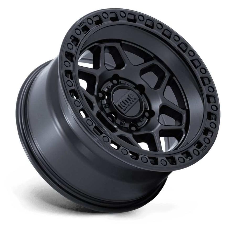 KMC 正規品]17インチ アルミホイール 4本 KM553 TORX マットブラック