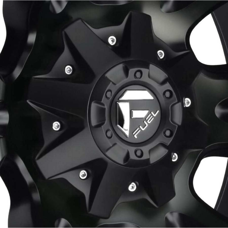 [FUEL 正規品]18インチ アルミホイール 4本 D569 VAPOR マットブラック ダブルダークティント 18×9 8H 165.1 20 CB125.1/D56918908257Aの画像