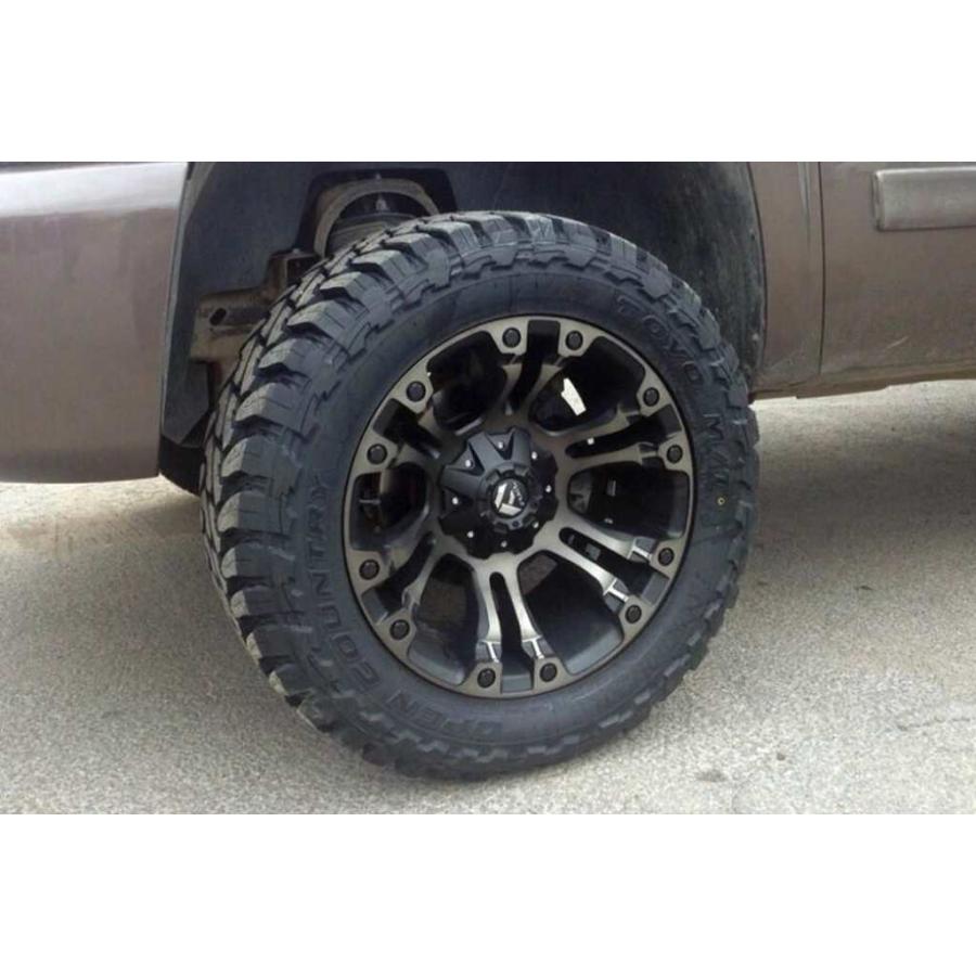 [FUEL 正規品]18インチ アルミホイール 4本 D569 VAPOR マットブラック ダブルダークティント 18×9 8H 165.1 20 CB125.1/D56918908257Aの画像