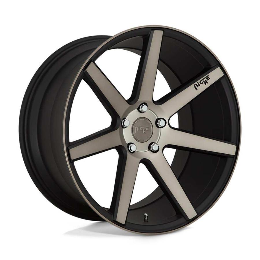 [NICHE 正規品]19インチ アルミホイール 2本 M150 VERONA マットブラックマシーンド 19×8.5 5H 112 +34 CB66.56/M1501985F8+34の画像