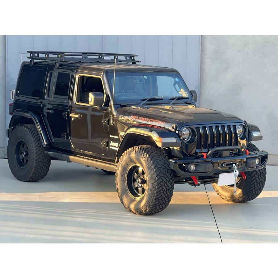 Jeep サイドステップ ブラック WF PERFORMANCE ジープ ラングラー JL アルミニウム サイド ステップ 4