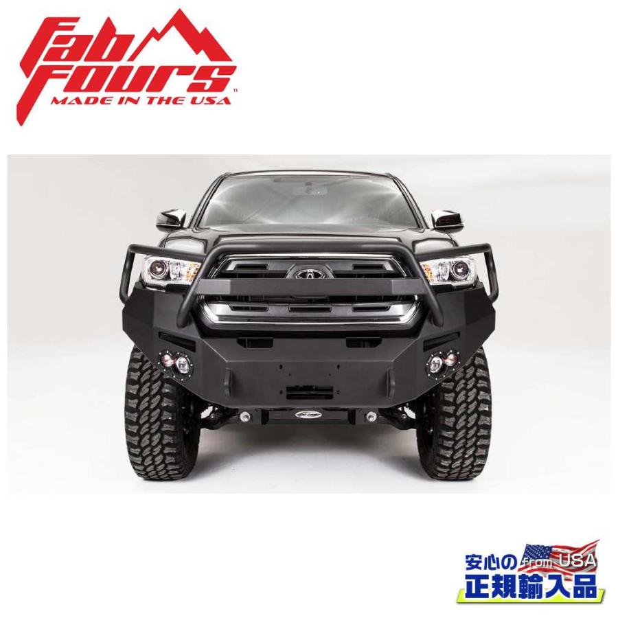 [FAB FOURS(ファブフォース)正規輸入品]プレミアムフロントバンパー フルガード USトヨタ TACOMA タコマ /TT05-B1550-1