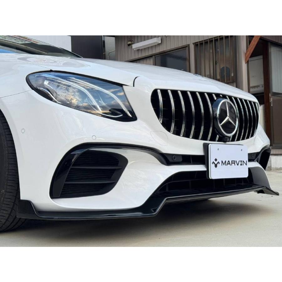 メルセデスベンツ　社外E63タイプ　フロントバンパーガーニッシュ BENZ メルセデス ベンツ W213 S213 E63 AMG 前期用 カーボン