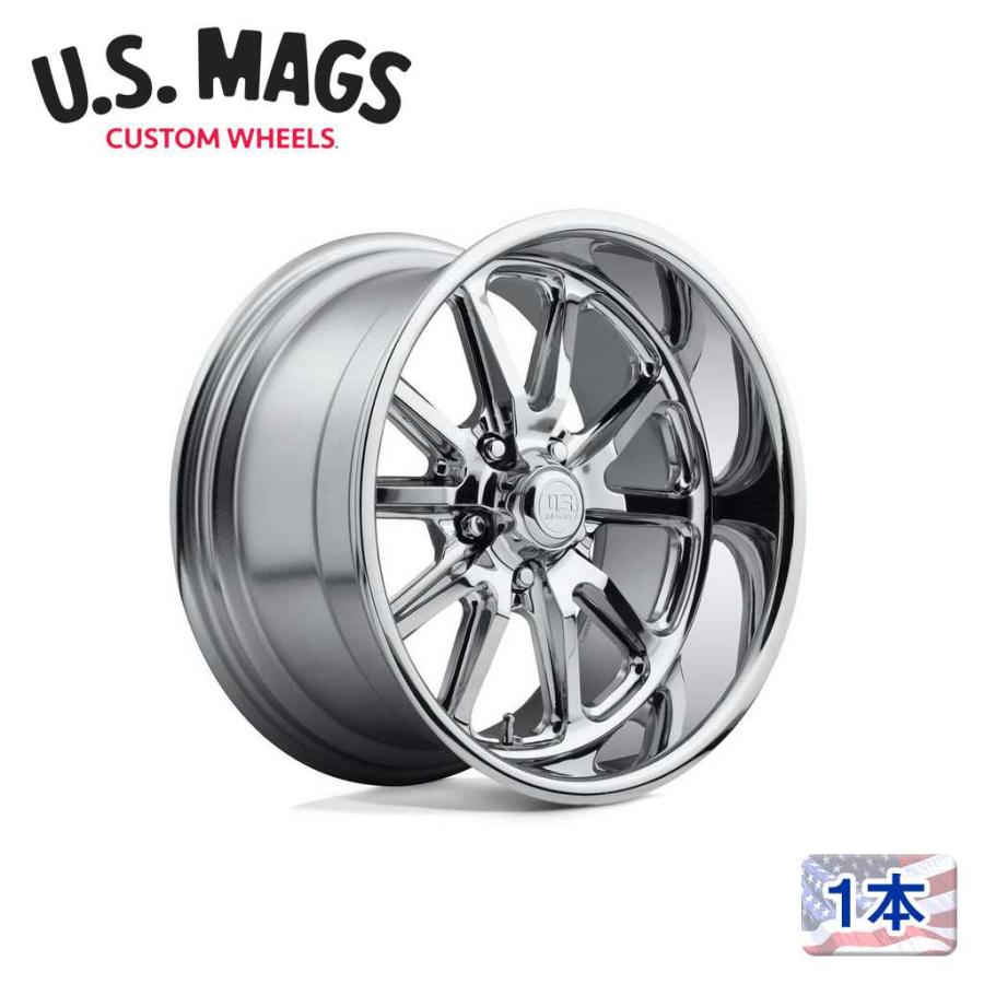 US MAGS 正規品]20インチ アルミホイール 1本 U110 RAMBLER クローム
