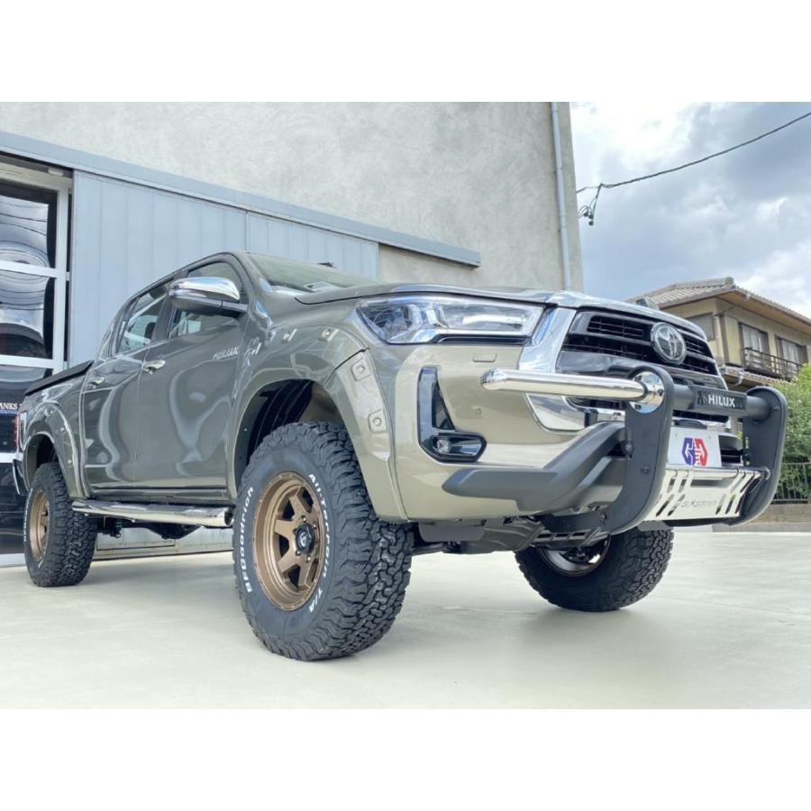 ハイラックス HILUX GUN125 グリルガード バンパーガード 後期用 ハイラックス GI☆GEAR U3バンパーガード (組立式) ステンレス グリル