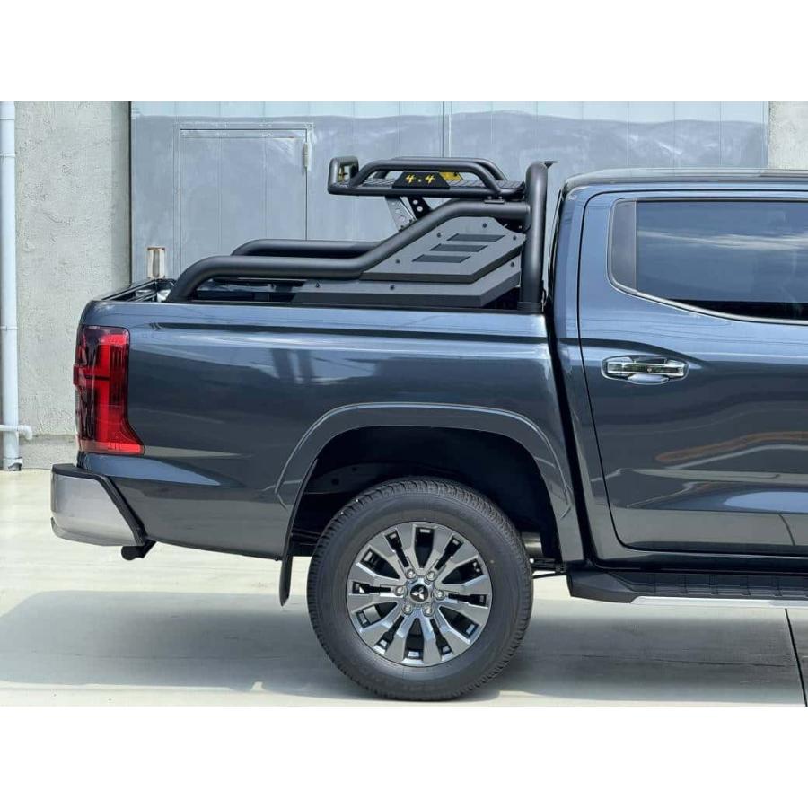 GI☆GEAR カーゴ付きロールバー 三菱 トライトン 2024- GLS GSR BLACK