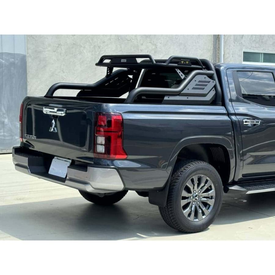 GI☆GEAR カーゴ付きロールバー 三菱 トライトン 2024- GLS GSR BLACK