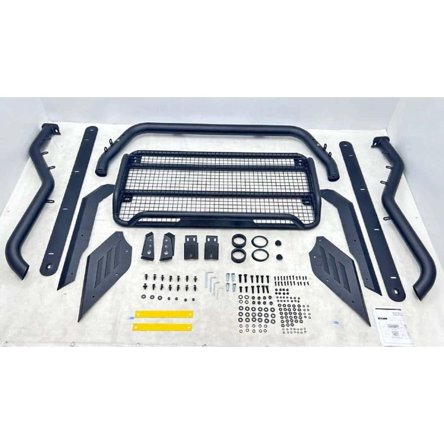 GI☆GEAR カーゴ付きロールバー 三菱 トライトン 2024- GLS GSR BLACK 
