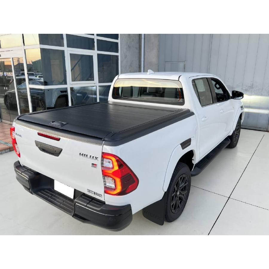 [GI★GEAR] シャッター式 トノカバー ロック付き HILUX ハイラックス GUN125[カスタム パーツ X Z GRスポーツ 前期 後期 おすすめ]
