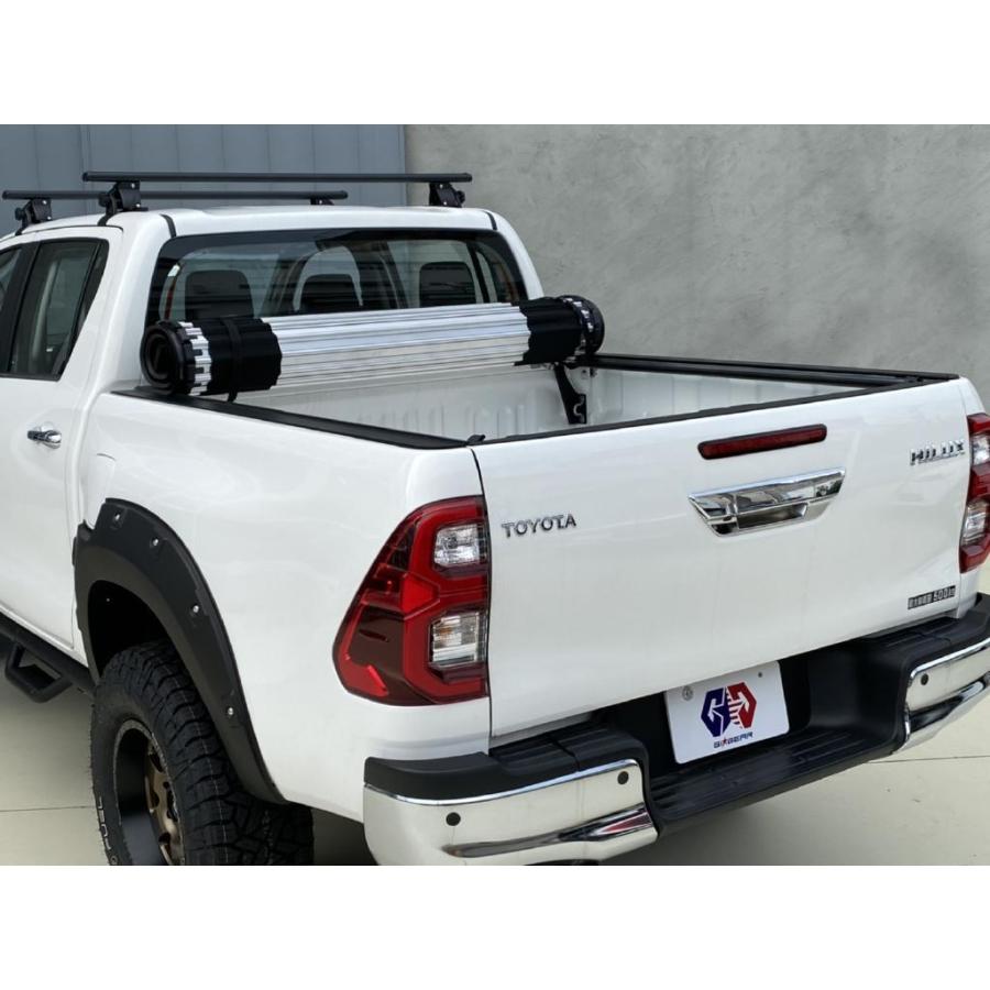 ハイラックス [GI☆GEAR] ローラー式 ハードトノカバー アルミ製 HILUX  