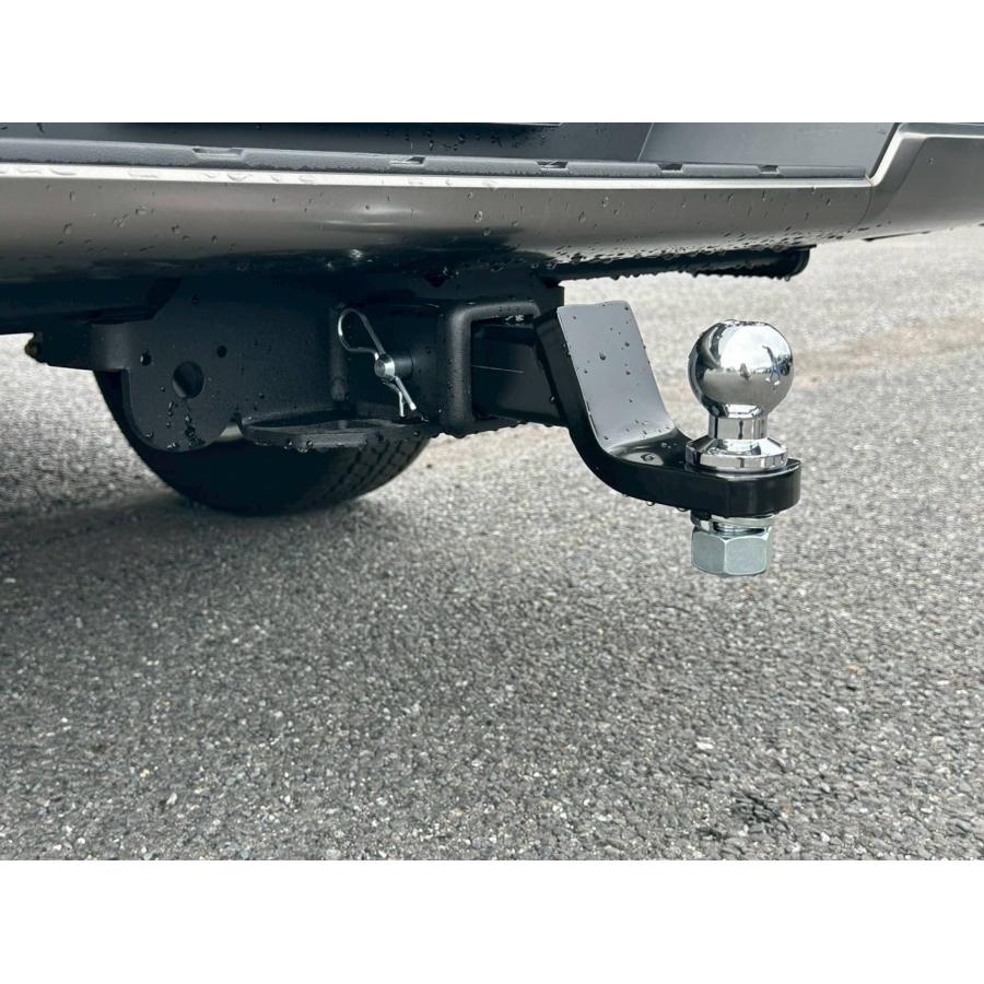 GI☆GEAR 社製] 2インチ角 ヒッチメンバー ヒッチボール付き 牽引能力