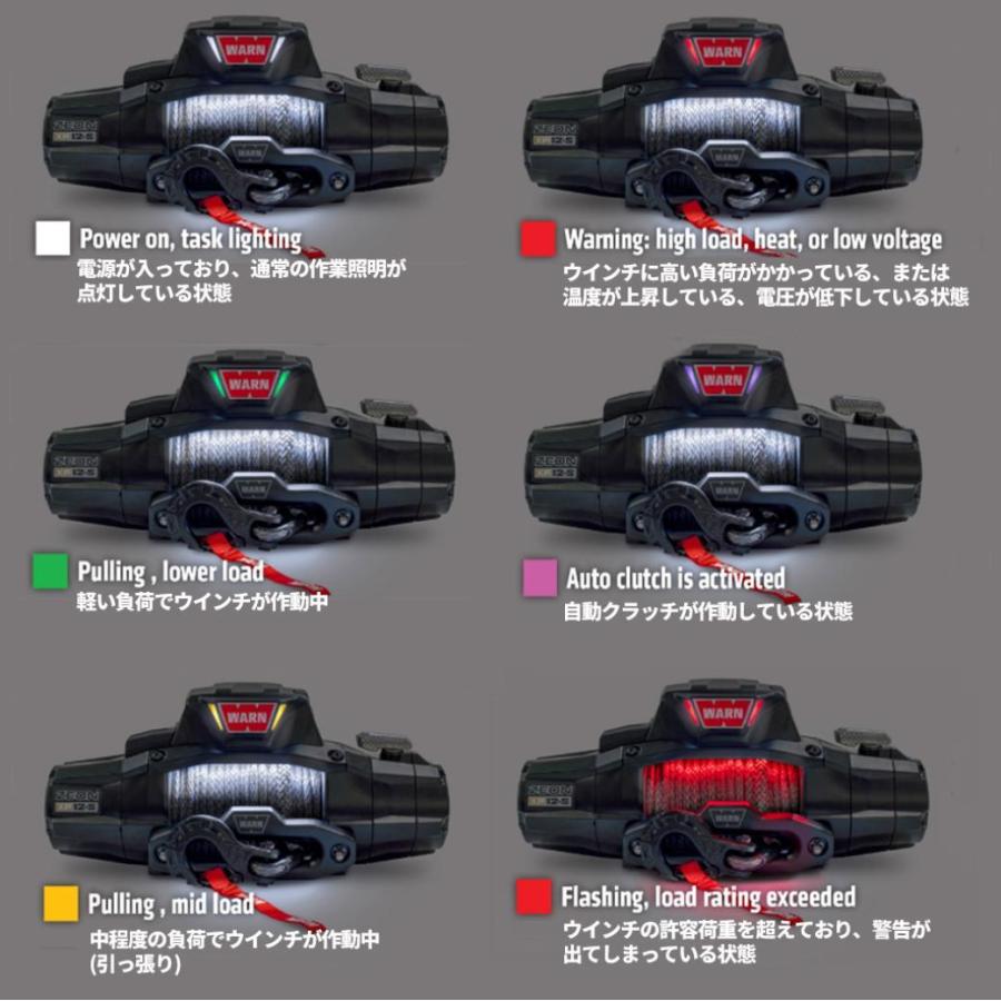 ◆◆◆お引き取り限定◆◆◆ウインチ　アームセットUSED美品 WARN 正規品]ZEON XP 10-S ウインチ 最大牽引力 4536kg 合成ロープ