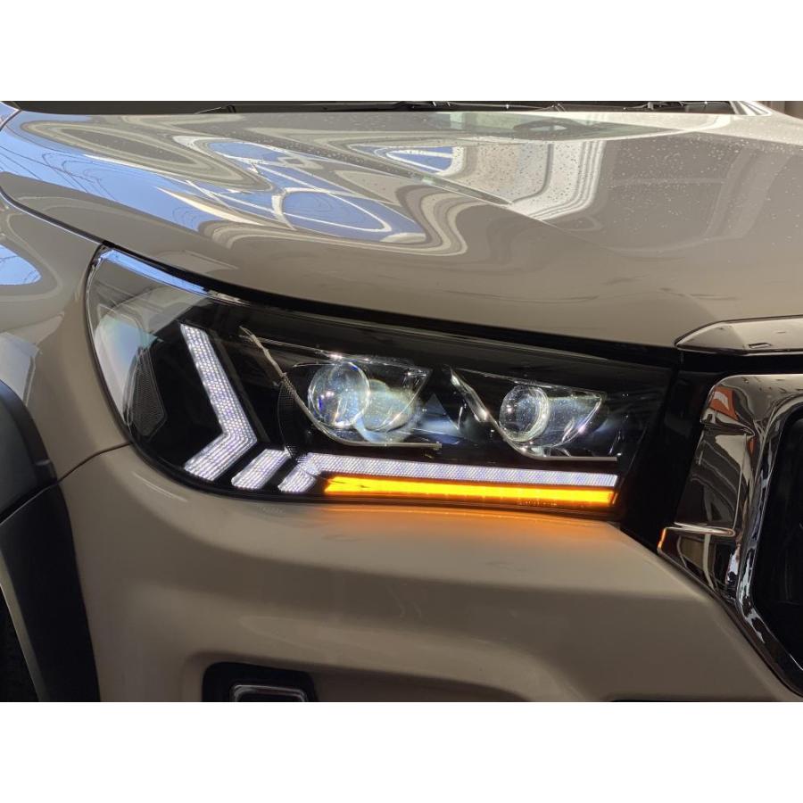 GI☆GEAR] LEDヘッドライト シーケンシャルウインカー HILUX