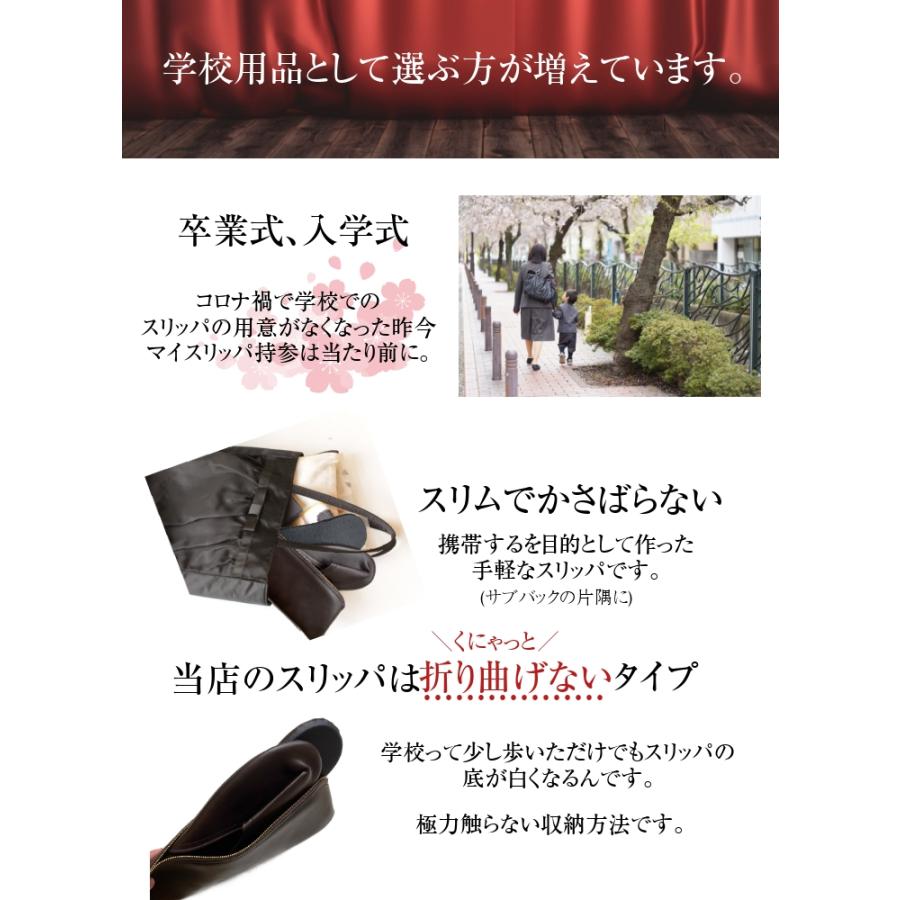 Dolphin 携帯スリッパ 折りたたみスリッパ スリッパ学校用 選べる2足