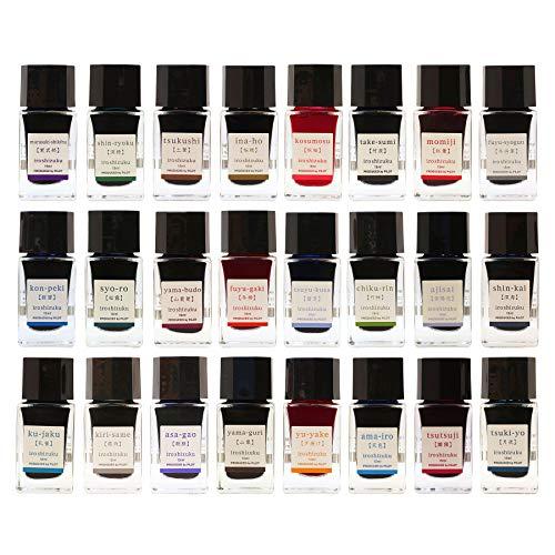 PILOT 万年筆水性インキ 色彩雫/iroshizuku ミニボトル 15ml【孔雀】 INK15KJ｜domarushop｜04