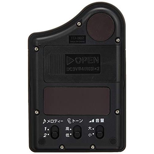 タニタ タイマー マグネット付き メロディー お知らせ ブラック TD-382 BK｜domarushop｜03