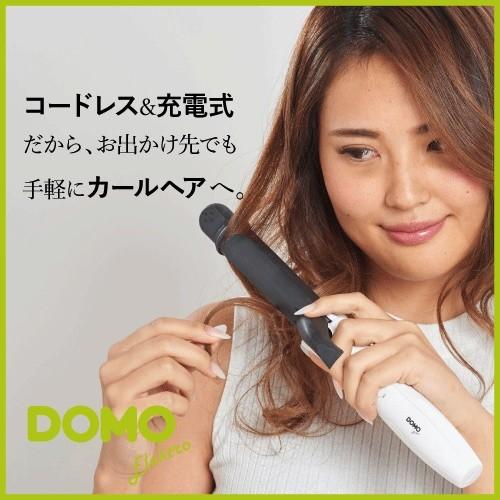 ヘアアイロン カール コードレス USB充電 海外 1年保証｜domo-elektro｜02