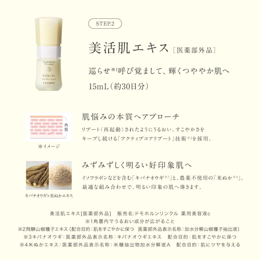 ドモホルンリンクル（Domohorn Wrinkle） 公式 基本4点ハーフセット 約