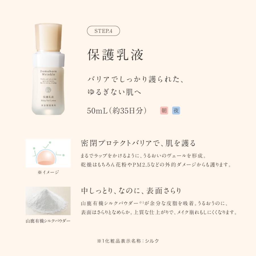 ドモホルンリンクル（Domohorn Wrinkle） 公式 基本4点ハーフセット 約