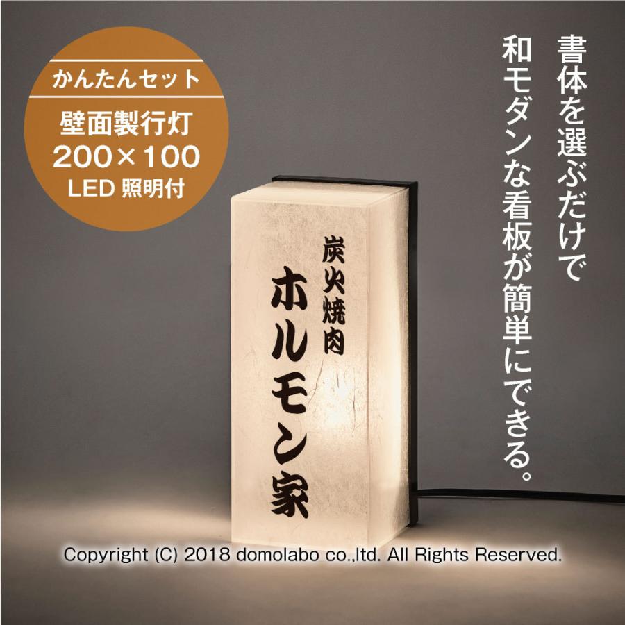 壁面行灯 和紙柄雲龍ボード KU21 かんたんセット LED照明付き 印刷込み