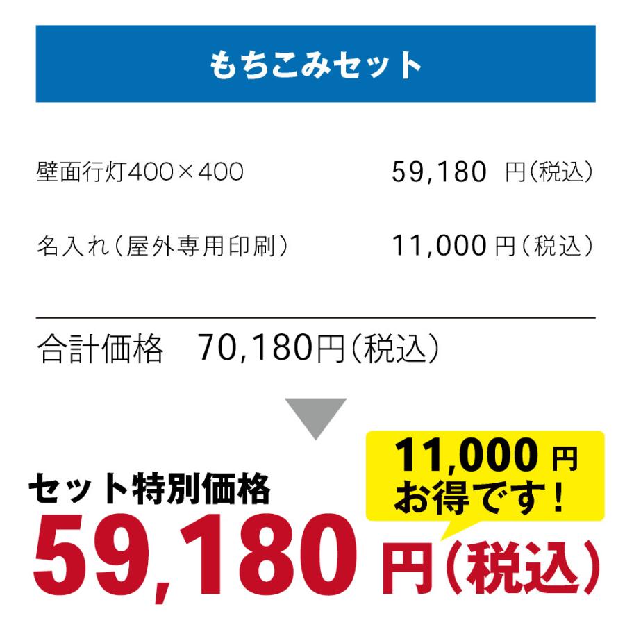 壁面行灯 もちこみセット KU4040 看板 LED照明 店舗用 和紙柄 壁面行灯 もちこみセット KU4040 看板 LED照明 店舗用 和紙柄