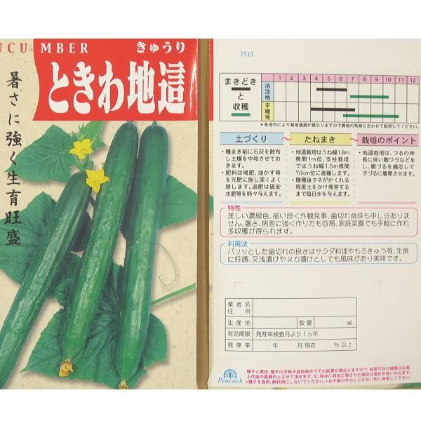 野菜の種 種子 ときわ地這胡瓜 1袋 12粒 Tanekyurij 庄内米産直店 土門商店yahoo 店 通販 Yahoo ショッピング