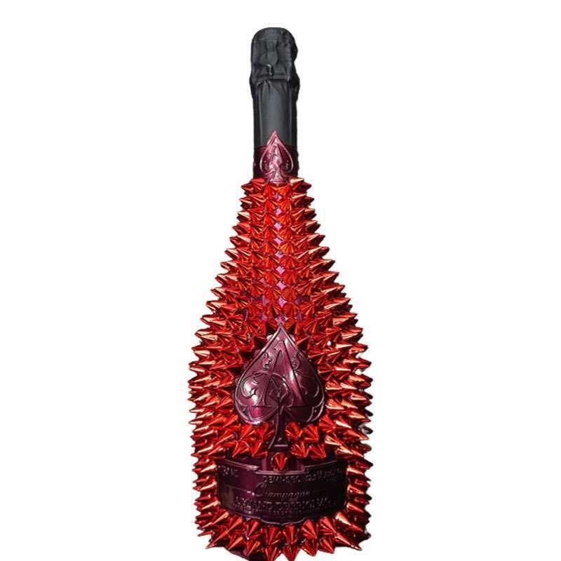 アルマン ド ブリニャック ドゥミ・セック デコレーションボトル 750ml×１本 ［フランス シャンパン パーティーオリジナル デコボトル トゲトゲ ドンペリ ］