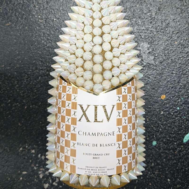 XLV ブラン ド ブラン グラン クリュ  ルミナス デコレーションボトル 750ml×３本セット[フランス  シャンパン ルイ ヴィトン トゲトゲ トゲヴィトン]｜don-online01｜03