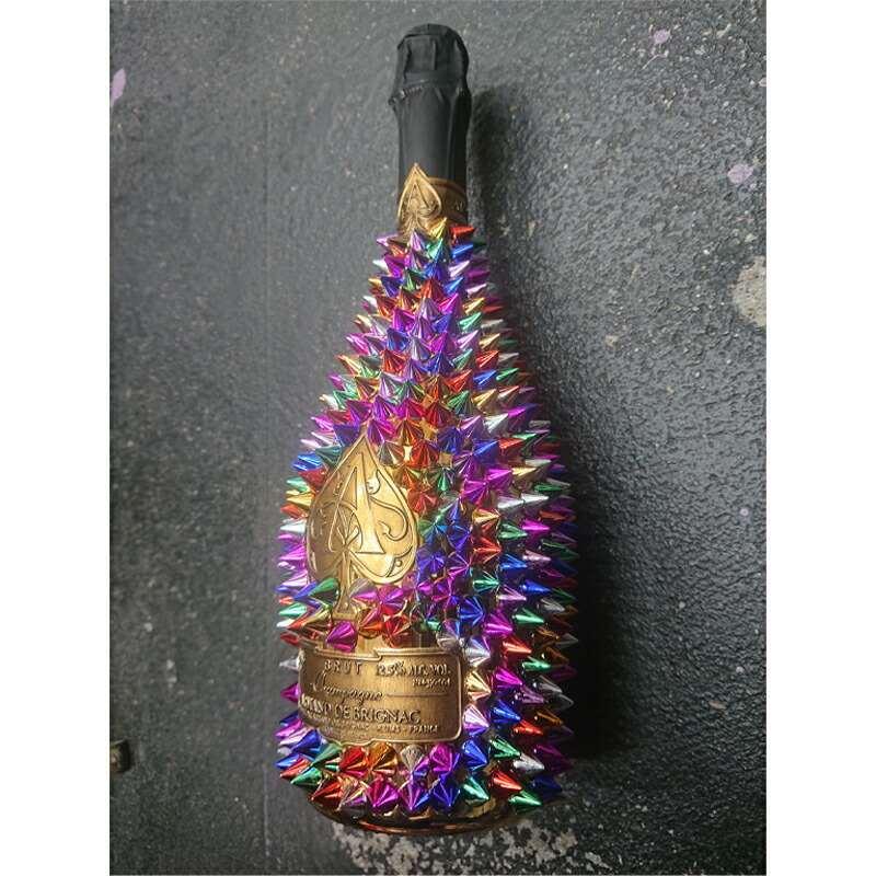 未開封 アルマン・ド・ブリニャック レインボー デコレーションボトル 750ml アルマン ド ブリニャック デコレーションボトル レインボー 750ml×3本