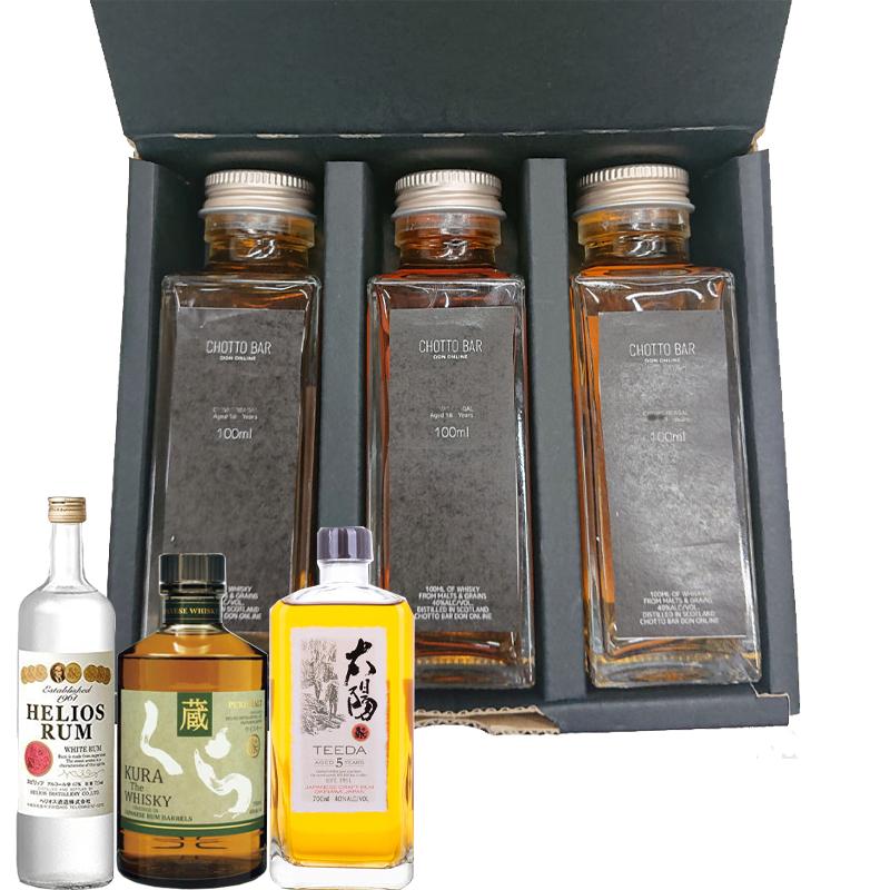 沖縄クラフト飲み比べ 100ml×3本 ヘリオス酒造 ウイスキー/ラム TEEDA ギフト