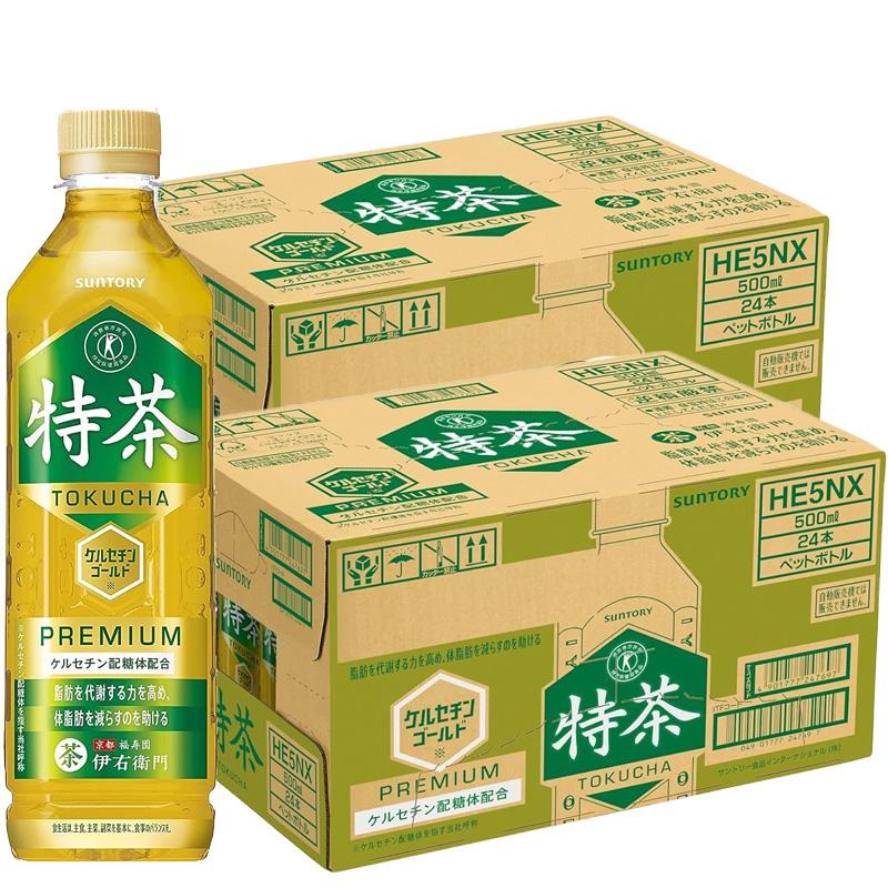 サントリー 緑茶 伊右衛門 特茶 500mlペットボトル ２ケース48本 特茶 サントリー 緑茶 伊右衛門 500ml ペットボトル 2ケース (48本入