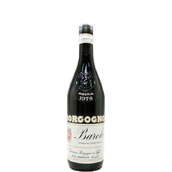 ボルゴーニョ バローロ 1978 750ml  イタリア共和国 ピエモンテ 赤ワイン バックヴィンテージ 寸法押さえる