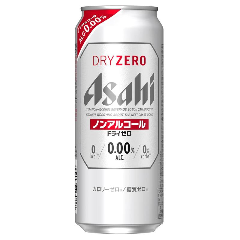 アサヒ ドライゼロ (ノンアルコール)アサヒ 500ml缶（1ケース / 24缶