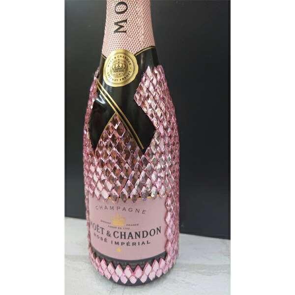 MOET＆CHANDON シャンパン クリスタル デコレーションボトル