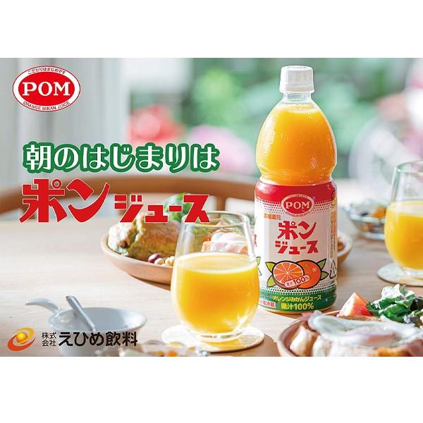 1ケース6本) POM ポンジュース みかん（800ml PET / 1ケース 6本入