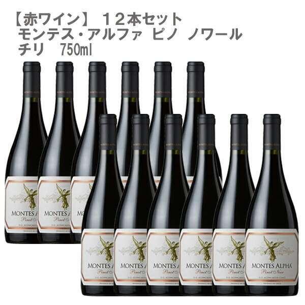 モンテス・アルファ ピノ ノワール チリ 赤ワイン 750ml×12本セット チリ ワインセット