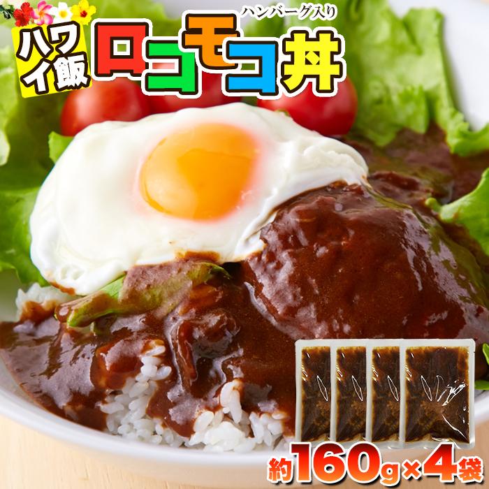 ロコモコ丼 ハンバーグ ソース 640g（160g×4袋）ハワイ ジューシー
