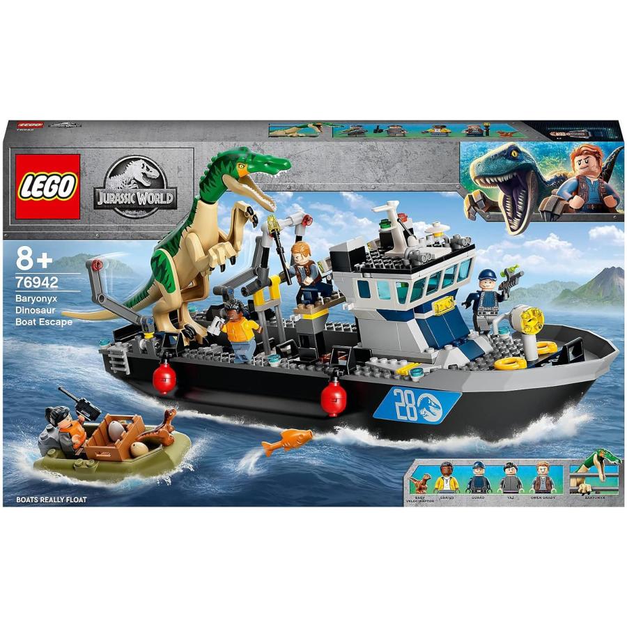 LEGO（レゴ） ジュラシック・ワールド バリオニクスの水上脱出 76942