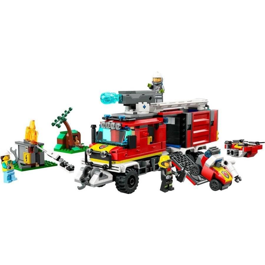 レゴ LEGO シティ 消防指令トラック 60374 おもちゃ 玩具 誕生日 プレゼント ブロック 街づくり ごっこ遊び おままごと 乗り物 車 ミニカー 送料無料_2