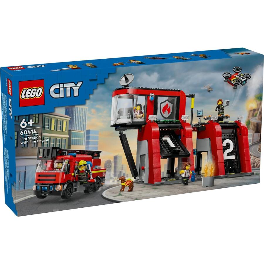 LEGO CITY レゴ シティ 消防署と消防車 60414 おもちゃ 玩具 誕生日 