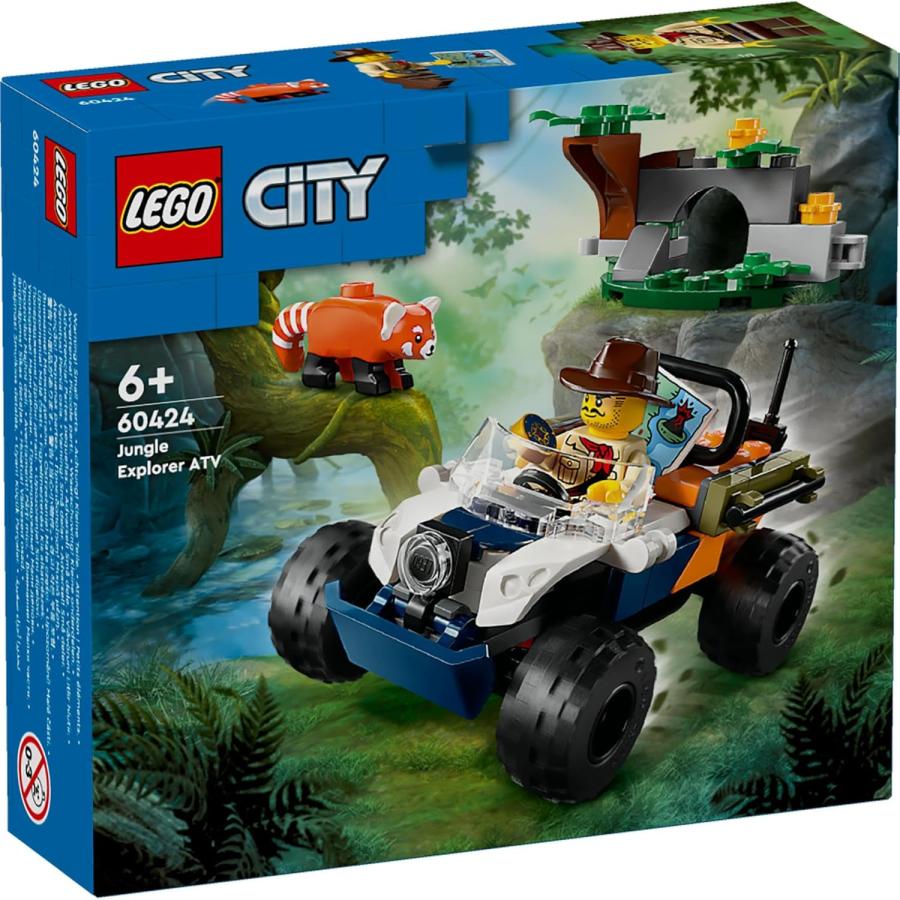 ジャンク品 LEGO CITY レゴ 60424 シティ ジャングル探検 オフロード車