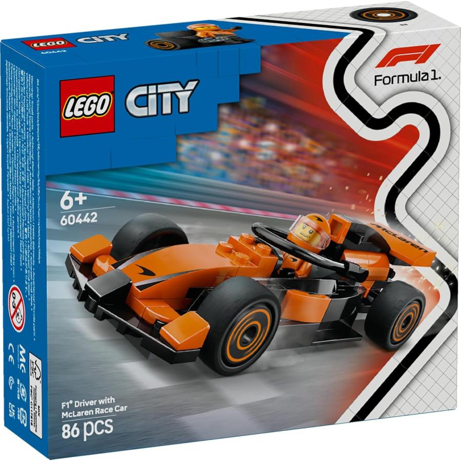 LEGO CITY レゴ シティ F1(R) McLaren レースカーとドライバー 60442