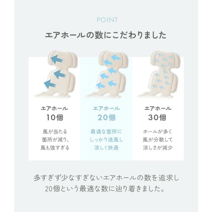 ベビーカーシート ファン付き ベビーカー シート 夏 赤ちゃん 扇風機 ファン 送風 冷却 暑さ対策 チャイルドシート ファン付きシート 洗濯可能 メッシュの画像