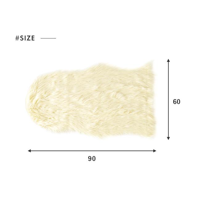 ラグ ラグマット 洗える 北欧 おしゃれ 韓国 インテリア 韓国インテリア 洗えるラグ ムートンラグ 60×90cm あったか | MODERN DECO | 04